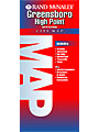 Rand McNally Folded Map: Greensboro/High Point