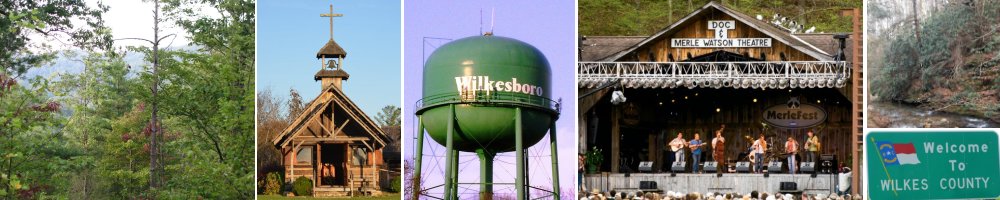 Blue Ridge Mountains, Wilkesboro and Wilkes County, North Carolina